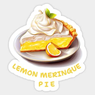 Lemon Meringue Pie | French cuisine | Dessert Sticker